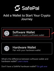 Software Wallet選択