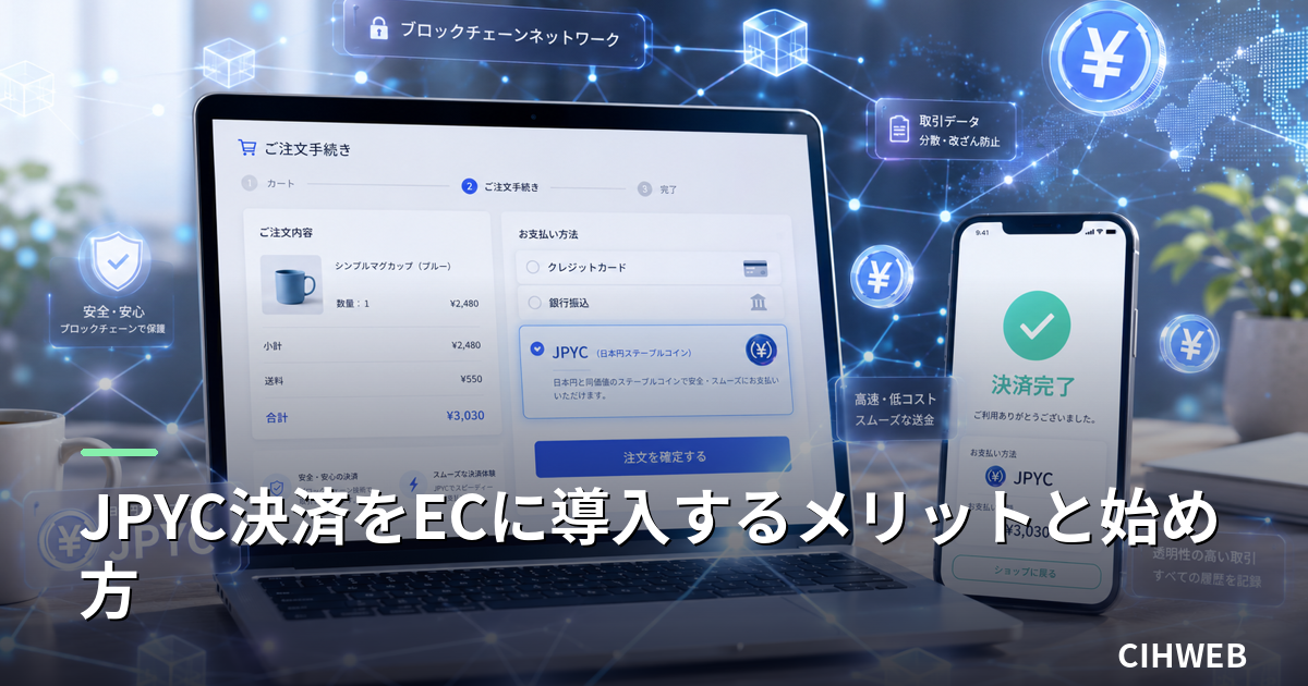 JPYC決済をECに導入するメリットと始め方